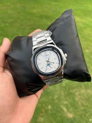 PATEK PHILLIPE GENEVE DAY & DATE LUXURY WATCH FOR MEN