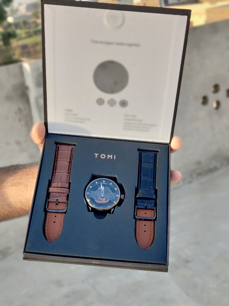 TOMI T103 FACE-GEAR (CHRONOGRAPH) LUXURY WATCH FOR MEN