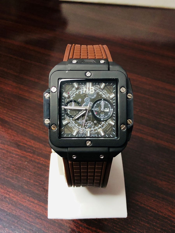 Hublot Square Bang Unico King With Silicone Straps