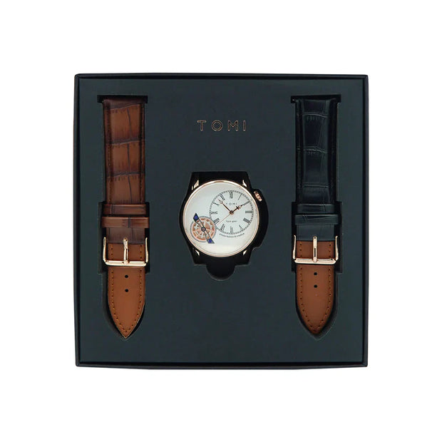 TOMI T105 FACE-GEAR (CHRONOGRAPH) LUXURY WATCH FOR MEN